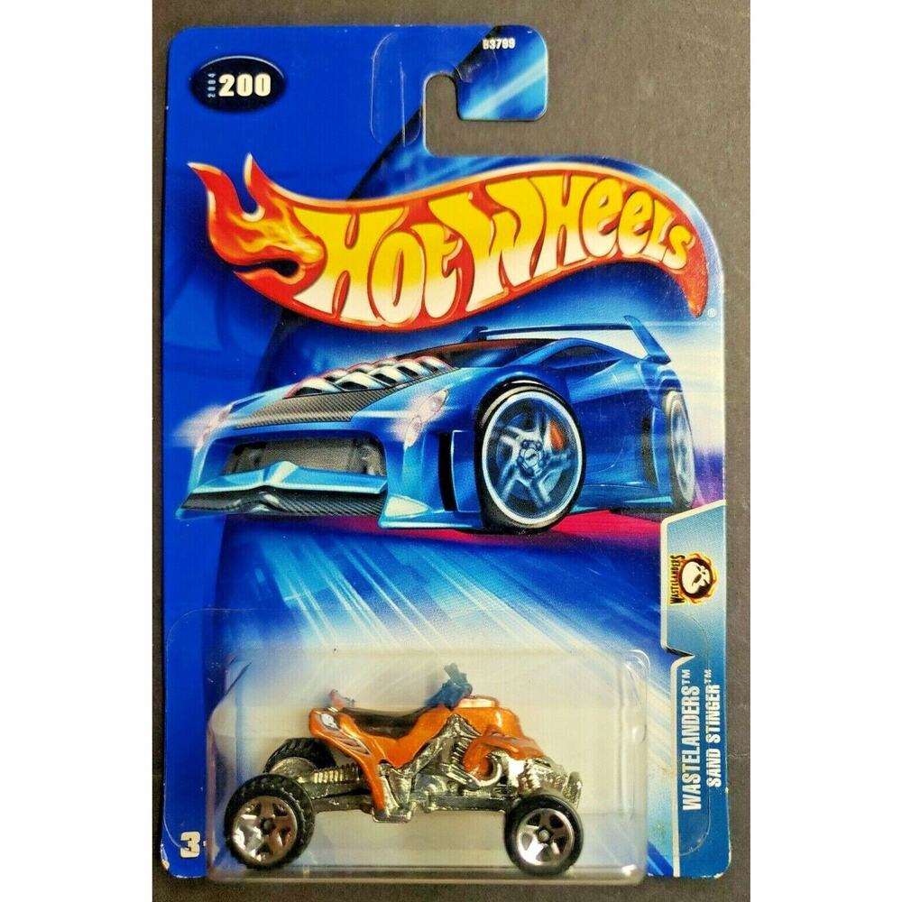 2004 Hot Wheels Wastelander Sand Stinger 4 Wheeler #200 Orange HW9